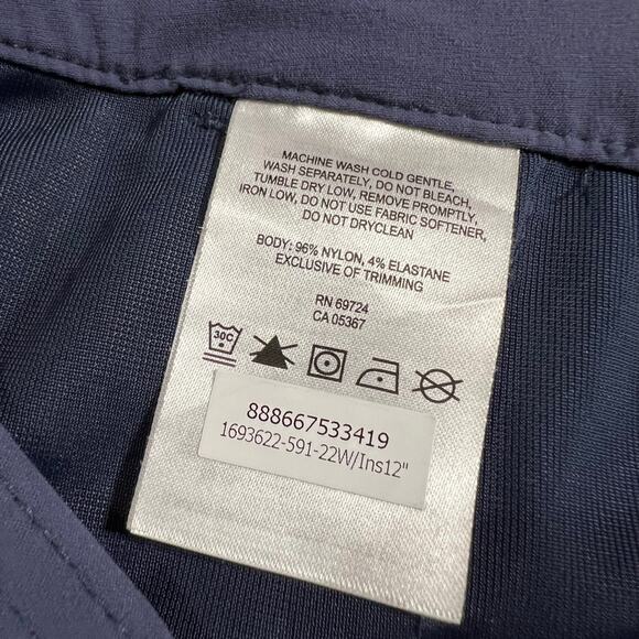 Columbia Womens Summer Hiking Bermuda Shorts Omni Shield Blue Size 22W - Picture 9 of 9